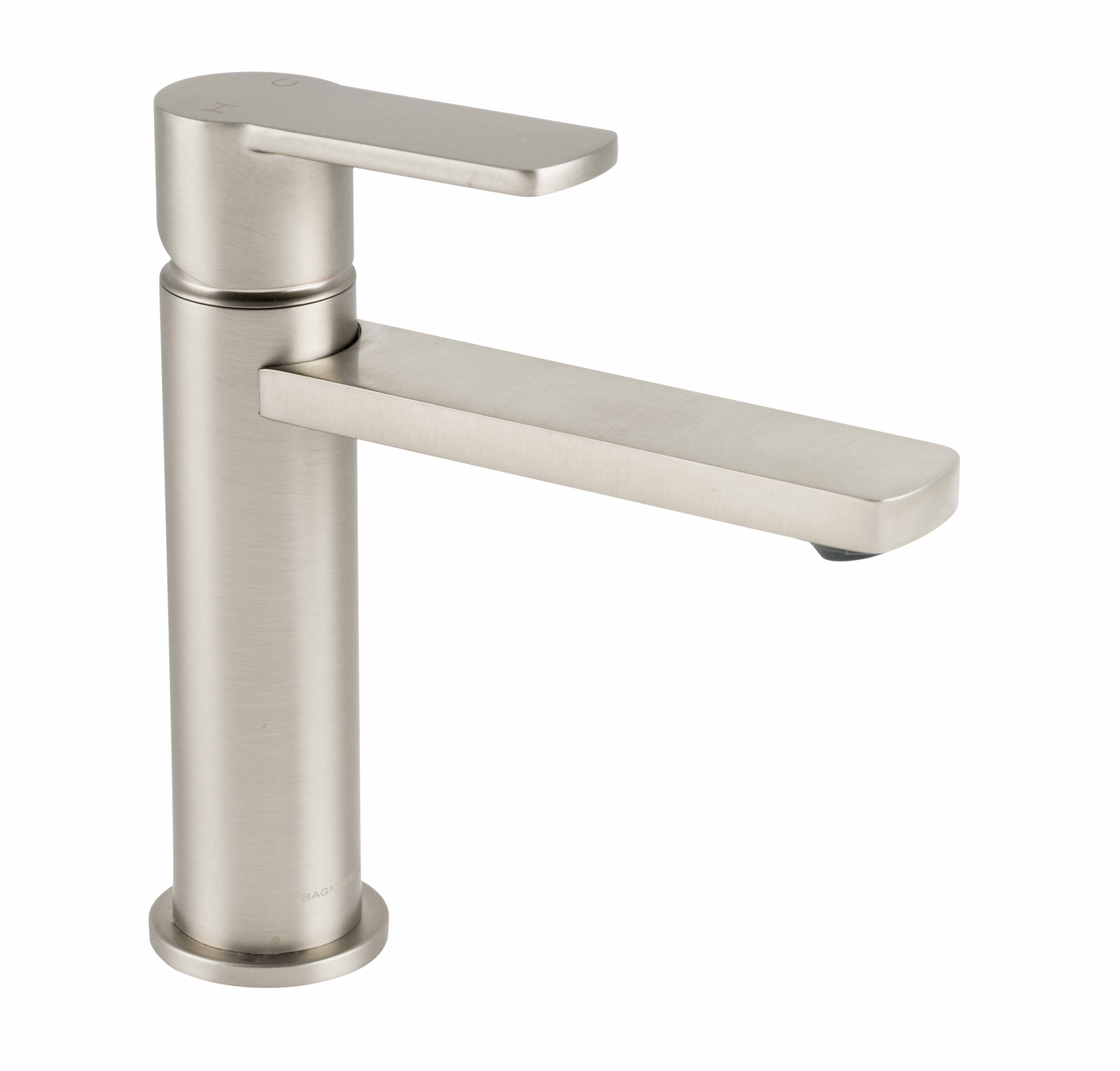 Hartley Mono Basin Mixer Tap Brushed Nickel | Sanitaryware Company ...